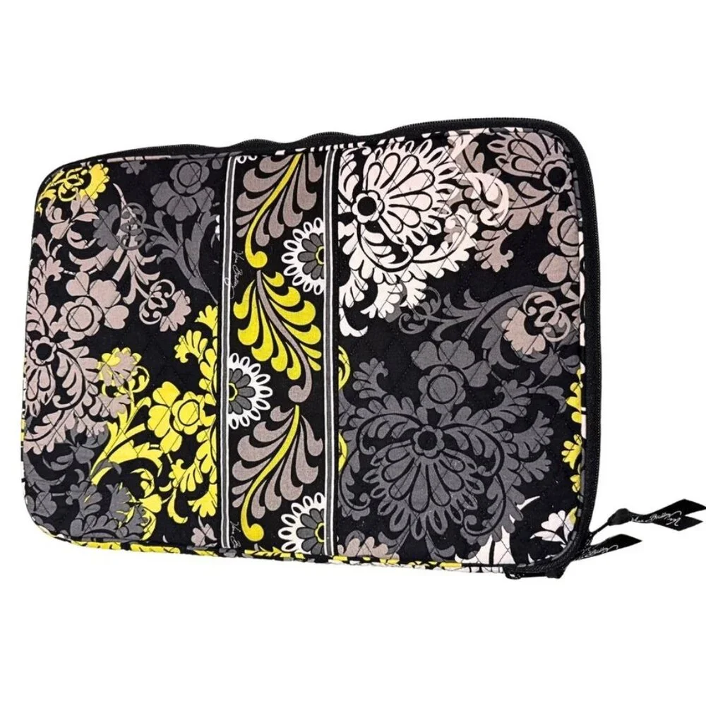 Vera Bradley Baroque Pattern Quilted XL Laptop Cover Sleeve